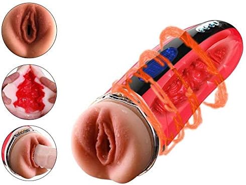 Yunmeimei Rechargeable Sucking Cup Tshirt for Men with 7 Modes - Waterproof Male Massage Toy with Intelligent Heating