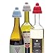 Monkey Business Beanie Wine Stopper | 2 Wine Stoppers in 1 Pack | Cute Wine Accessories | Fun Kitchen Gadgets | Wine Stoppers for Wine Bottles | Knit-Beanie-Shaped Wine Bottle Stopper w/a Pom-Pom