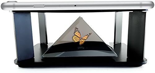 Universal 3D Hologram Projection Pyramid - Cell Phone Prism for iPhone, Smartphone, Samsung, Android, Tablets, iPad