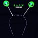 Alien Boppers Kids Headband Party Favors - Glow in The Dark Headbands Aliens - Pack of 12