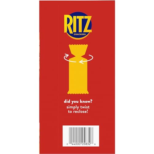 RITZ ORIGINAL CRACKERS, SNACKS FOR KIDS AND ADULTS, LUNCH SNACKS, PARTY SIZE, 27.4 OZ