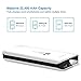 EC Technology 22400mAh Power Bank Ultra High Capacity External Battery 3 USB Port External Battery Pack With LED Flashlight Portable Charger for iPhone, iPad, Samsung, Nexus, HTC and More-Black&White