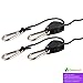 Growsun 2 Pair of 1/8 inch Adjustable Grow Light Hangers Rope Hanger Ratchet for Growing Tent