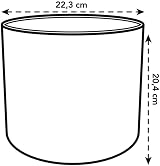 elho B.for Soft Round 22 Indoor Plant Pot 100% Recycled Plastic Ø22.3 x H20.4 cm view 4