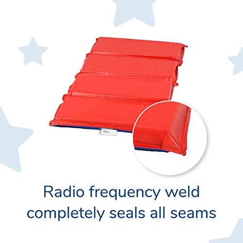 AngelesCF400509RB Rest 2" Nap Mat, 4 Section Folding Sleeping Mats