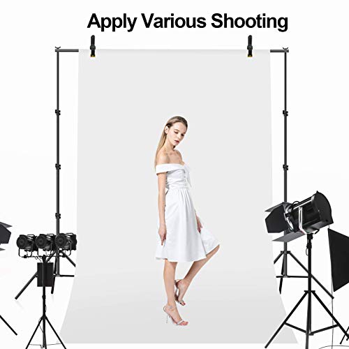 EMART 8.5 x 10 ft Photo Backdrop Stand, Adjustable Photography Muslin