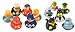 Fun Express 12 Rubber Ducks Superhero & Villian Bathtub Boy's Birthday Party Favors Cake Toppers
