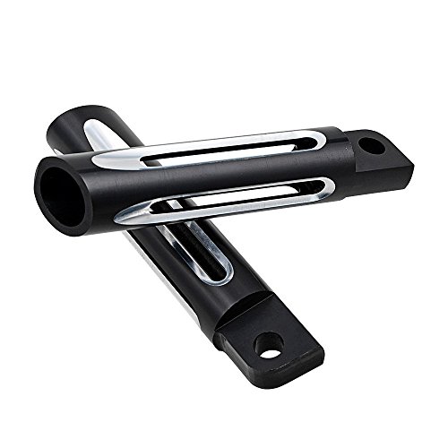 TESWNE Motorcycle Edge Cut CNC Foot Peg Foot Rests For Harley Davidson Sportster Touring Softail Road King