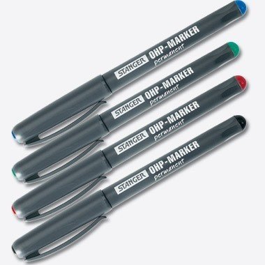 Stanger 710013 Foil Marker F Permanent, Green