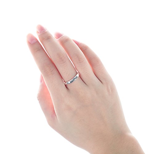 Barogirl Mom Ring for mommy Mother's Day Gift YR901 (8) - Thumbnail 5