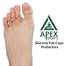 Apex Sports Silicone Toe Cap Protectors- 8 Caps Total