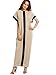 Verdusa Women's Summer Short Sleeve Color Block Pocket Shift Long Maxi Dress