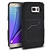 Galaxy Note 5 Case, Ringke REBEL [Black] Ergonomic Design [Free Screen Protector] Anti-Slip Grip Improved Strength Resilient Rug