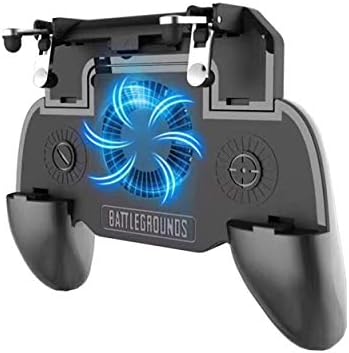 MEALER Mobile Game Controller Upgrade Version Gamepad Shoot and Aim Trigger Phone Cooling Pad Power Bank Mobile Gaming Joysticks for Android iOS