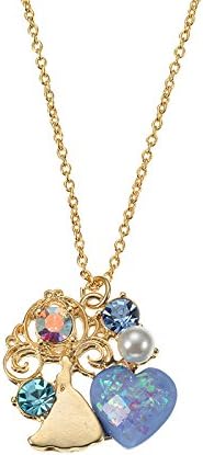 Amazon ディズニーストア 公式 ネックレス シンデレラ ホログラム ネックレス 通販