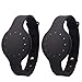 Misfit Shine 2 Wristband By Allrun, 2pcs Replacement Wrist Band Strap For Misfit Shine 2 (No tracker, Replacement Bands Only) (Black&Black)