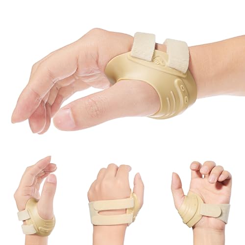 Photo 1 of AKSO MEDICOS CMC Thumb Brace - Comfortable Thumb Splint for CMC Joint Pain Relief and Support, Osteoarthritis, Tendonitis, Arthritis, CMC Joint Thumb Arthritis Brace for Women Men (Right Hand, Medium, Beige)