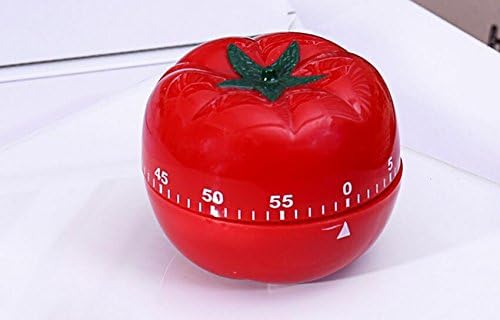 Zehaer Creative Plastic Tomatos-Shaped Mechanical Timers for Kitchen (Red)