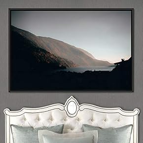 signwin Framed Canvas Wall Art Calming Waters Aerial...