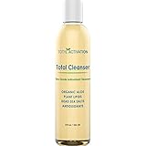 Exfoliating Acne Face Wash for Daily Use Anti Aging Oil Free Facial Scrubber Exfoliator Natural & Gentle compare with Vitamin C Salicylic Acid Benzoyl Peroxide Cleanser & Body Wash for Men Women 8 oz