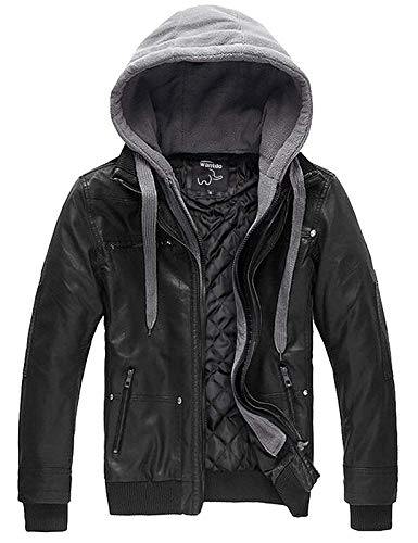 Wantdo-Mens-Faux-Leather-Jacket-with-Removable-Hood-Motorcycle-Jacket-Vintage-Warm-Winter-Coat