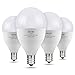 E12 LED Bulb 60W Equivalent - Albrillo 6W LED Candelabra Bulb, Warm White 2700K Decorative G14 Globe Light Bulbs for Ceiling Fan, Non Dimmable 4 Pack