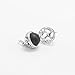 6Pcs Small Size Lava Cage Locket Pendants with 6 Lava Stone Diffuser Beads Balls Charm Kit Set for Essential Oils Jewelry Making Supplies Necklace Bracelet by Afantti, Silver