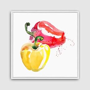 Framed Vegetables Theme Design Home Artwork for Living Room Bedroom