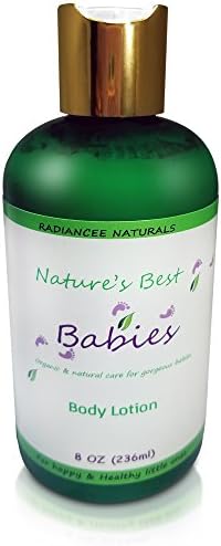 Baby Lotion Organic and Natural - For Dry Sensitive Baby Skin - Gentle Calming Daily Moisturizer - Great for all skin types - Best Gift for Your Loved One, 8 oz