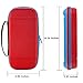 GOMDA Switch Carry Case Compatible – With 20 Games Cartridges and Support Bracket- Protective Hard Shell Travel Carrying Case Pouch for Nintendo Switch Console & Accessories,Blue Redthumb 2