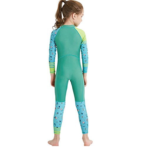 Fashionwu Children Unisex Colorful Jumpsuit Swimsuit Conjoint Quick Cute Dry Suit Set - Thumbnail 3