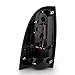 2005-2015 Tacoma Black Housing Fiber-Optic Light-Tube LED Tail Lights Pair L+R 2006 2007 2008 2009 2010 2011 2012
