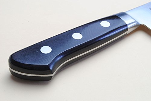 Yoshihiro Inox Stain-resistant Aus-10 Steel Ice Hardened Gyuto Chefs Knife 9.4" (240mm) - Thumbnail 7