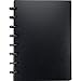 Staples 886405 Arc Customizable Durable Poly Notebook System Black 6 3/8-Inch x 8 3/4-Inch