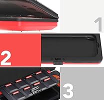 AmazonBasics - Funda rígida tipo caja para Nintendo Switch, Rojo: Amazon.es: Videojuegos