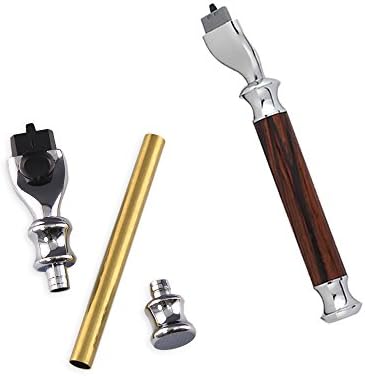 Legacy Woodturning, Mach 3 Razor Handle Project Kit - Chrome Finish