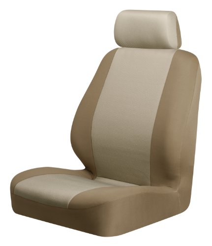 Braxton Low Back Seat Cover, Tan - Pack of 2