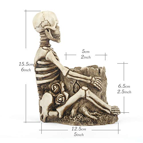 Skull Pen Holder Skeleton - Image 8