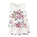 2PCS Toddler Baby Girl Floral Bowknot Vest+Shorts Kids Summer Clothes Outfit Set