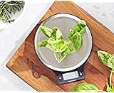 Amazon Basics Digital Kitchen Scales 11 lbs LCD Display Stainless Steel view 11