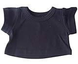 Black T-Shirt Outfit Teddy Bear Clothes Fits Most 14