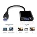USB to VGA Adapter for Windows, Bobalaly USB 3.0 Multi Monitor Display, Suit for Windows 7/8/8.1/10 and More, NO NEED ANY CD DRIVER