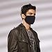 Anti Flu and Dust Mask, Reusable Cotton Comfy Breathable Half Face Masks for Women Man Black, Protection Against Pollution for Outdoor