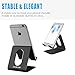 Adjustable Cell Phone Stand, Foldable Portable Phone Holder Cradle Dock for Desk, Desktop Tablet Stand