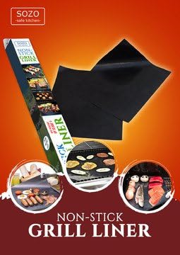 Oven &amp; Grill Liners (Grill Mat - BBQ Liner)