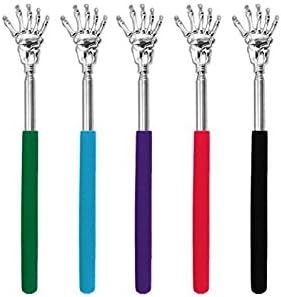 JwlqAy Useful Telescopic Back Scratcher Extendable Portable Hand Held Scratch Tool(Random Colour)