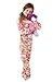 Big Feet Pjs Big Girls Pink Camo Kids Footed Pajamas Onesie Sleeper
