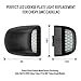 Seven Sparta LED License Plate Lights Replacement for Chevy Silverado 1500 2500 3500 Tahoe Suburban GMC Sierra 1500 2500 3500 Cadillac Escala, 6000K 18SMD LED Light (Pack of 2)