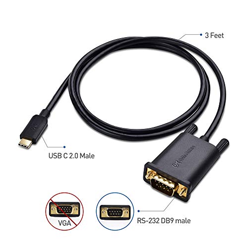 Cable Matters USB C to Serial Adapter Cable (USBC to Serial, USB C to