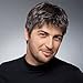 100% Real Hair! Stylish Black Gray Toupee Short Shaggy Natural Men's Wig Hair